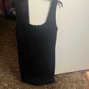 Forever 21 Black Zippered Dress